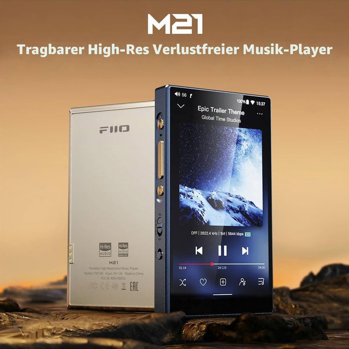 FiiO M21 Android 13 tragbarer Musik-Player, MP3, Snapdragon 680, 4 x CS43198 DAC-Chips, Hi-Res-Audio
