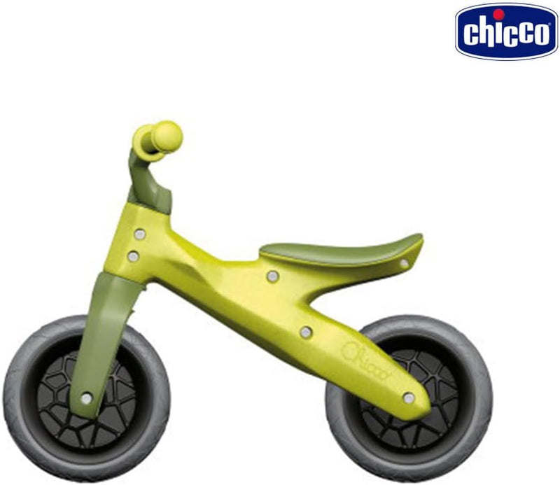 Chicco ECO+ Laufrad Green Hopper für Kinder 18-36 Monate, Kinder Laufrad fürs Gleichgewicht, aus rec