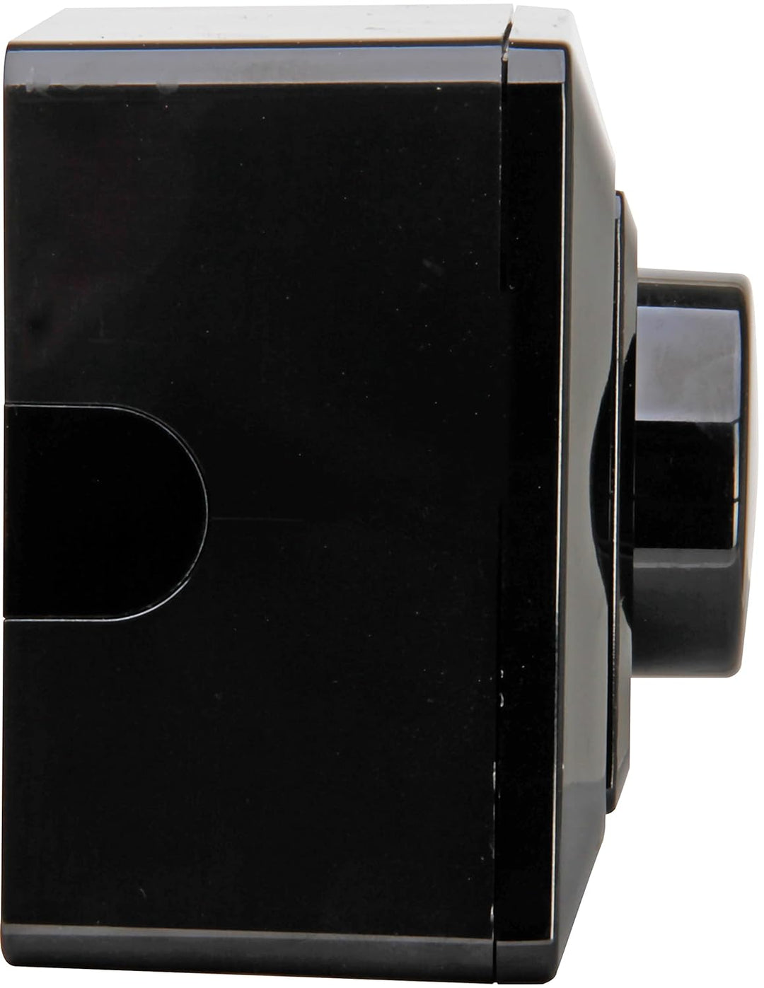 KOPP Aufputz-Programm Standard, schwarz, LED-Dimmer (Phasenanschnittsdimmer), 3-35 W, 820205009 Schw