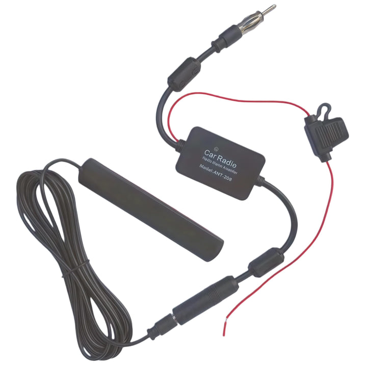 AURUM Antenne Auto FM/AM Autoantenne mit Antennenverstärker, Antenne Autoradio für Fahrzeug, LKW, SU