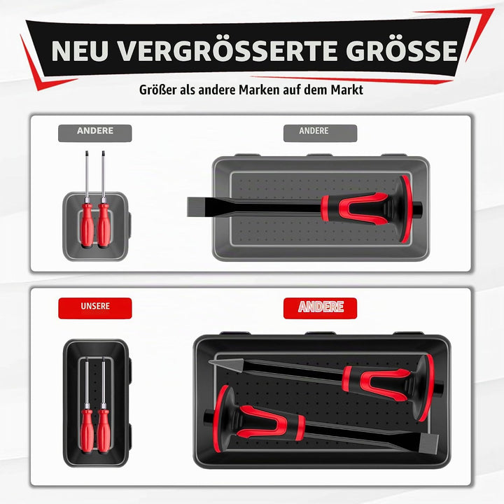 C&amp;T 46 Stück Werkzeugkoffer Organizer,Werkzeugaufbewahrung Schubladen Ordnungssystem Werkzeugkasten