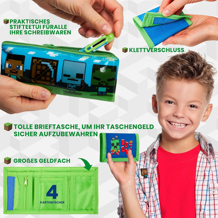 Minecraft Adventskalender 2023 Kinder - 24 Überraschungen, Schreibwaren, Spielzeug Ab 3 Jahre Junge