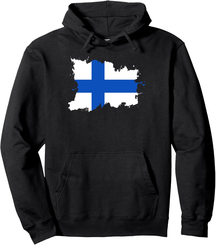 Finnland finnische Flagge Pullover Hoodie