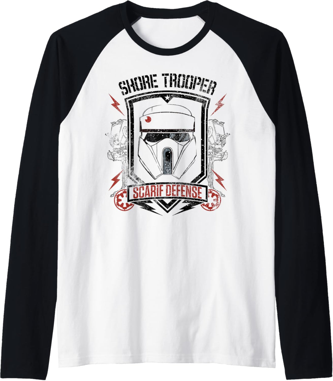 Star Wars Rogue One Shoretrooper Scarif Defense Raglan