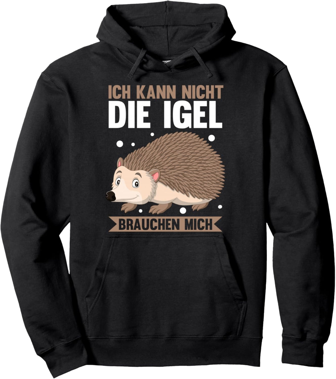 Wald Waldbewohner Igel Pullover Hoodie