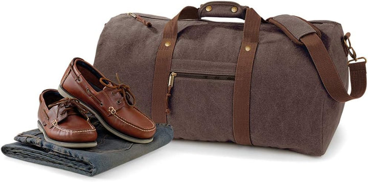 Quadra Segeltuch-Tasche / Reisetasche, 45 l Einheitsgrösse,Vintage Braun Einheitsgrösse Vintage Brau