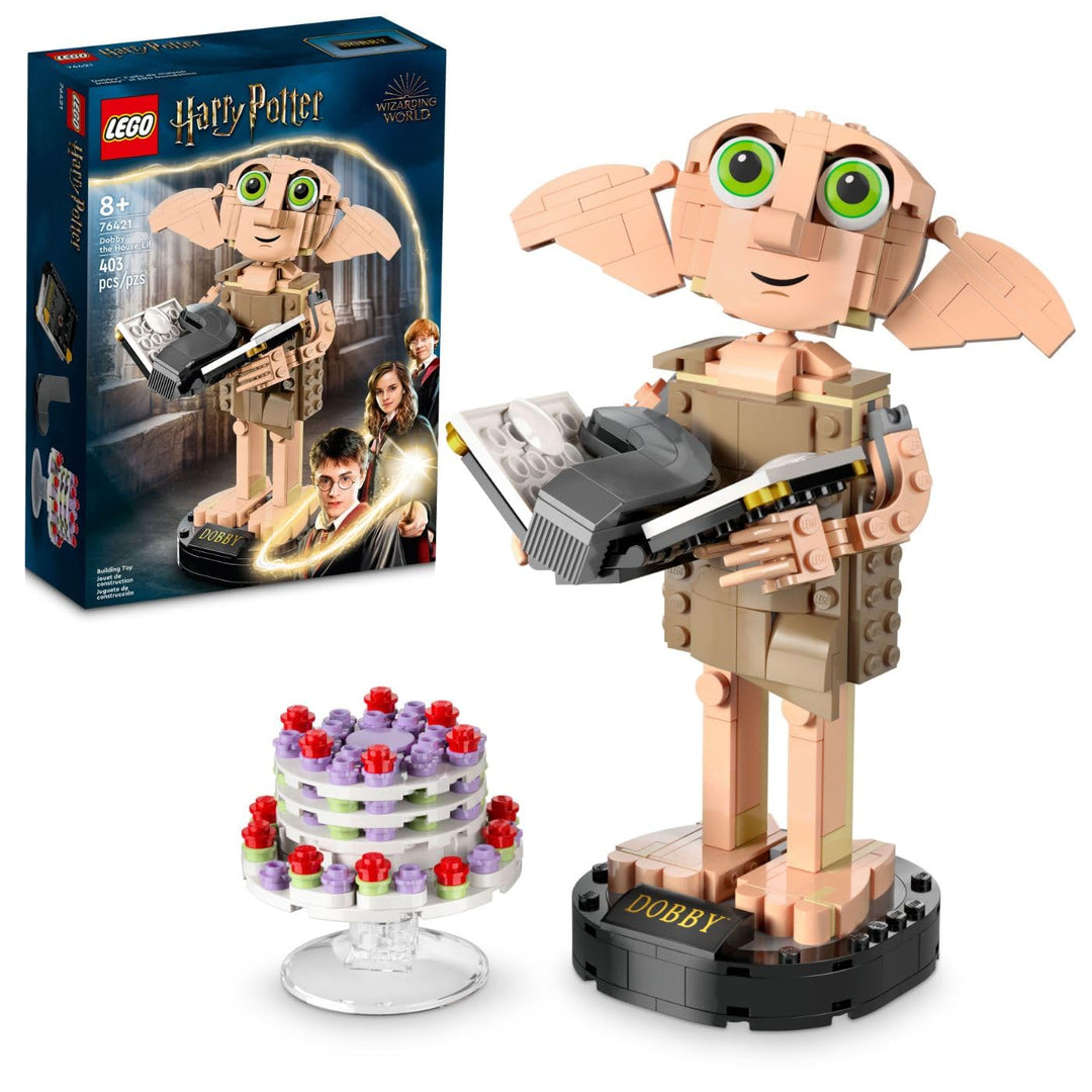 Lego Harry Potter Dobby The House-Elf Building Toy Set, Build and Display Model of a Beloved Charact