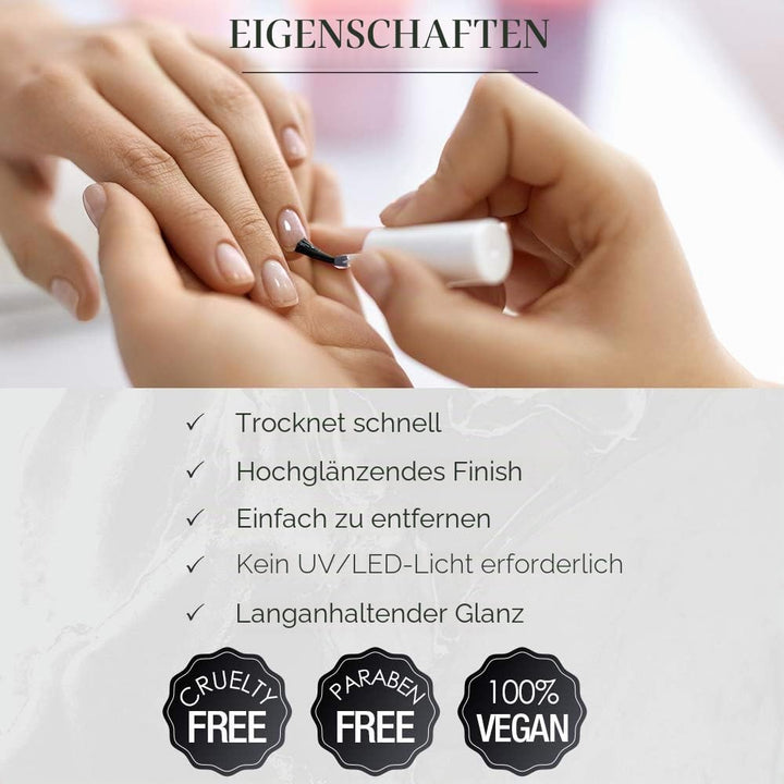 Seche Vite Dry Fast Top Coat, 14 ml, und Nachfüllung und Trichter 118 ml