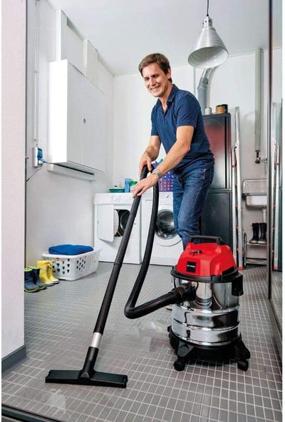 Einhell Nass-Trockensauger TC-VC 1820 S (1250 W, 20 L, Blasanschluss, Zubehörhalterung, inkl. Kombid