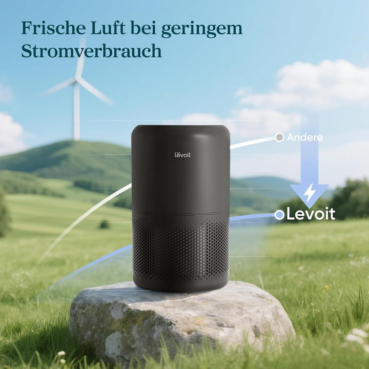 LEVOIT Luftreiniger mit HEPA Luftfilter, CADR 258m³/h für 54㎡ Raucherzimmer, gegen 99,97 Prozent Sch