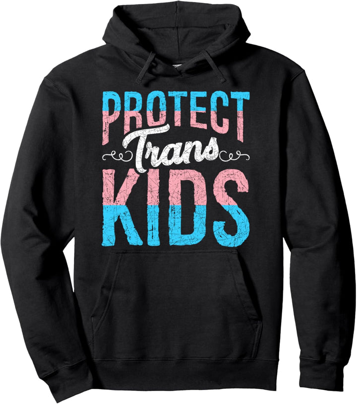 Beschütze Transgender Kinder LGBTQ Queer Transsexuell Pullover Hoodie