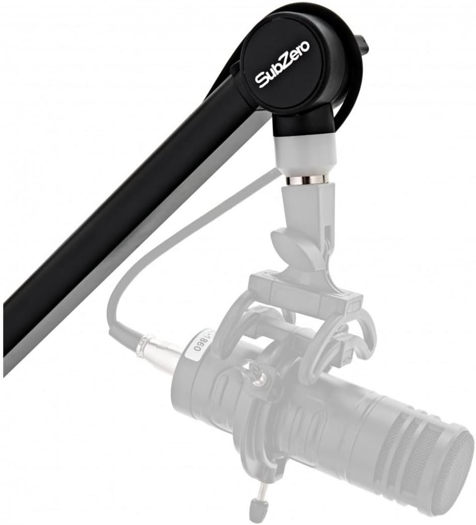 SubZero Studio-Mikrofonarm mit LED-Licht - Max. Belastung 2KG
