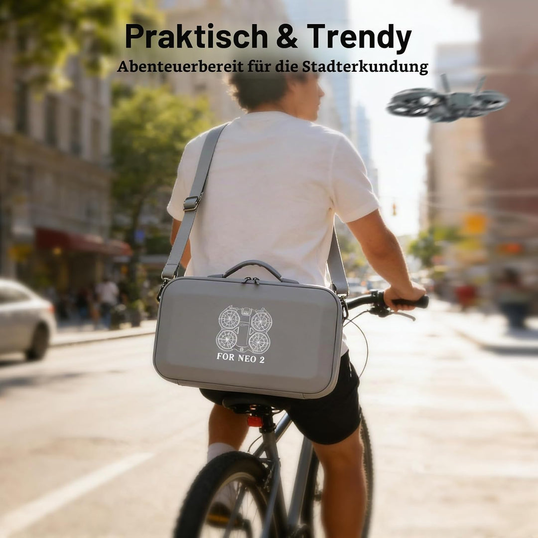 Tasche DJI Neo 2 Fly More Combo Tragetasche Neo2 Case Schutztasche für DJI RC-N3 und Akkus Drohne Zu