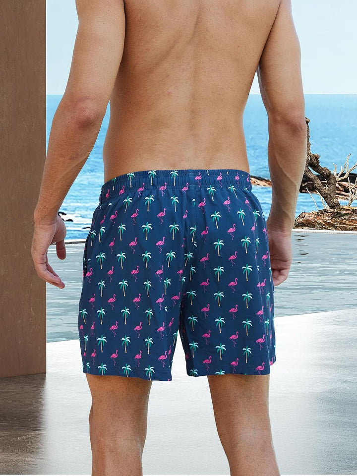 Arcweg Badehose für Herren Badeshorts mit Kompression Liner 2 in 1 Schnelltrocknend Strandhose Männe