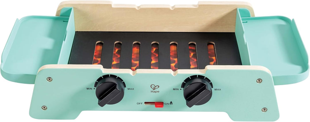 Hape Grill mit gusseiserner Pfanne, Kinderrollenspiel, mit Sound, ab 24 Monaten