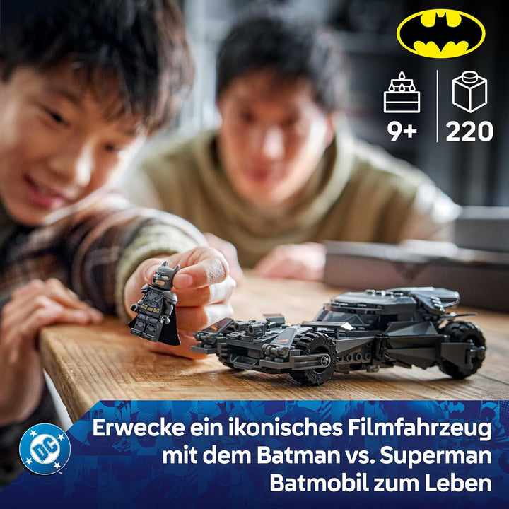 LEGO DC Batman Batman vs. Superman: Batmobil - Superhelden Spielzeugauto - Kreatives Spielzeug mit M