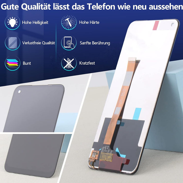 RongZy Display für Oppo A72 5G PDYM20 PDYT20 /A73 5G CPH2161/A53 5G CPH2127 LCD Bildschirmersatz Dig