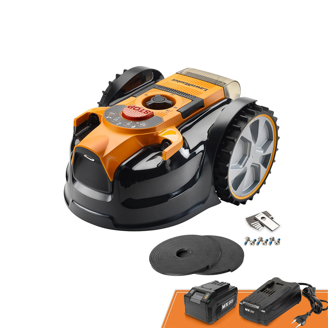 VBRM16 Plus OcuMow® Mähroboter kabellos für Rasenflächen bis zu 200 ㎡ Hindernisvermeidung Geräuschar