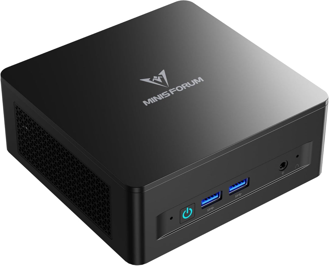 MINIS FORUM UM760 Slim Mini PC, AMD Ryzen 5 7640HS Mini Computer (6C/12T, bis zu 5.0GHz), 32GB DDR5