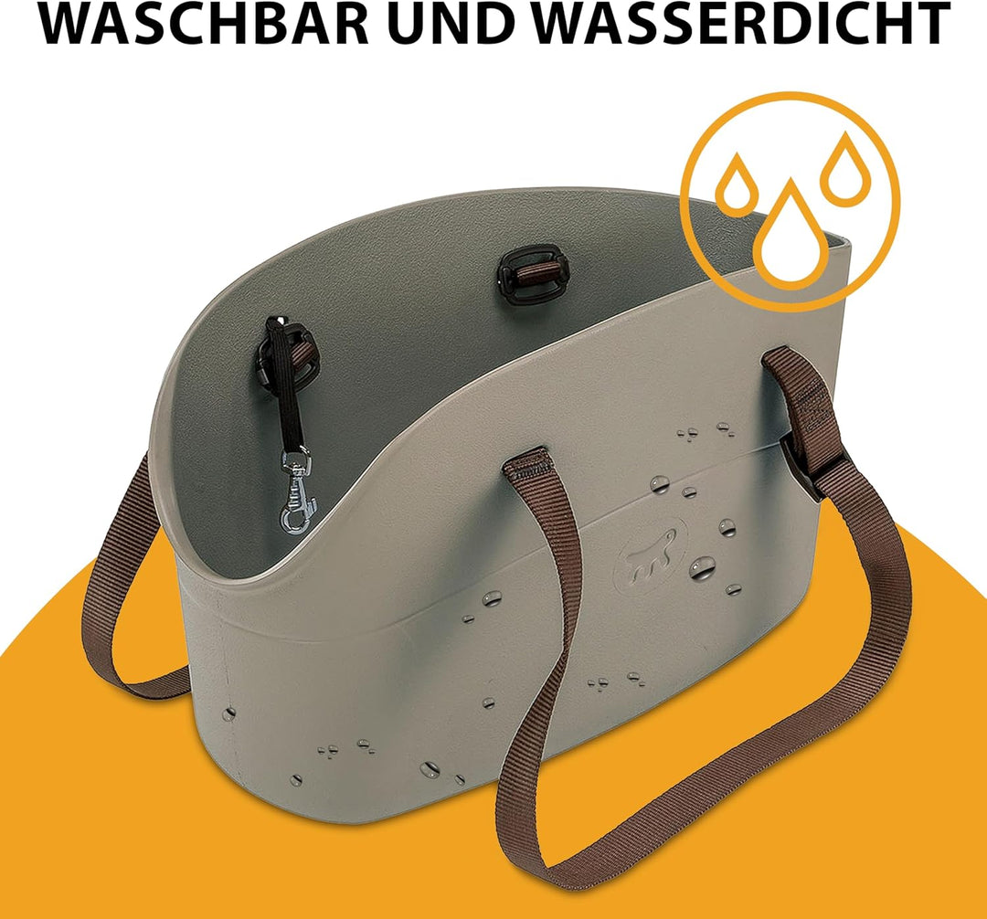 Ferplast 79505012 Hundetragetasche, Masse: 43,5 x 21,5 x 27 cm, grau 150 ml (1er Pack) Sommer :Ueber