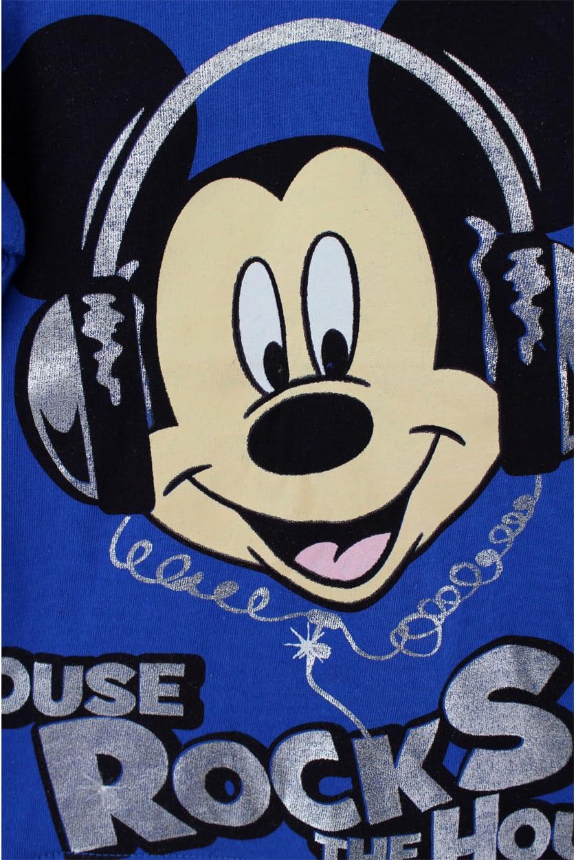 Disney Mickey Mouse Boys Mouse Rocks The House Layered T-Shirt 2T-4T (3T)