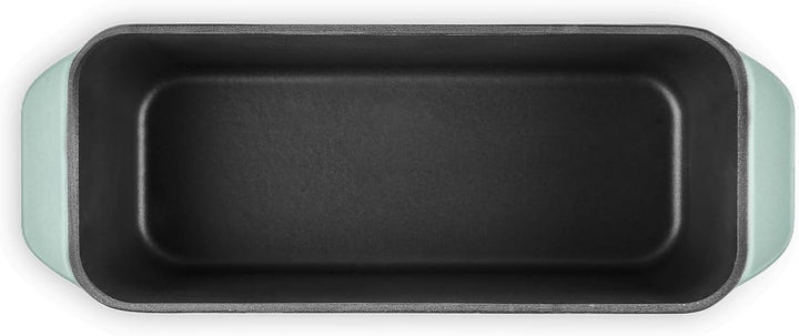 SPRINGLANE Kastenform Gusseisen mit Deckel 33,5 x 13 cm, emaillierte Backform, Brotbackform - Mint K