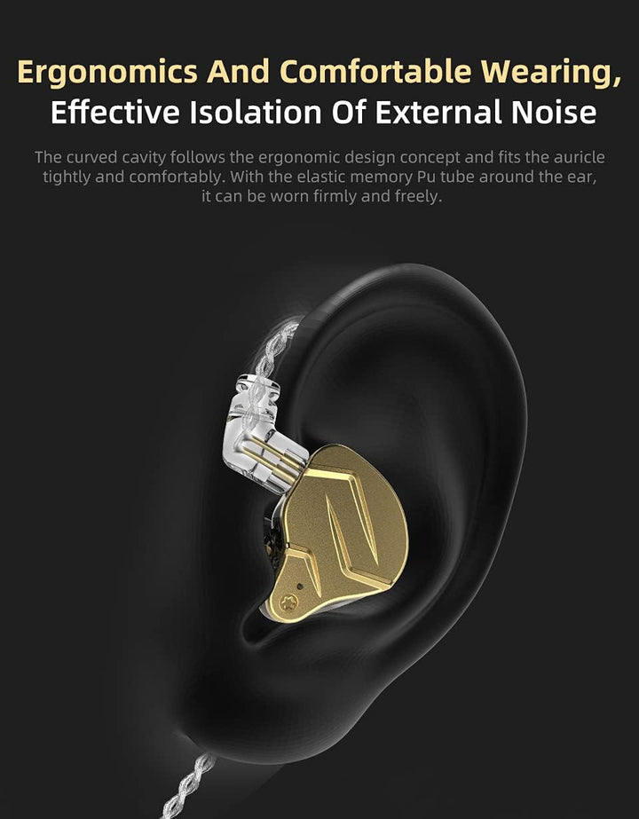 CCA KZ ZSN Pro X In Ear Kopfhörer 1BA 1DD Stereo Earbuds Kopfhörer HiFi Sport Gaming 3.5 mm Wagenheb