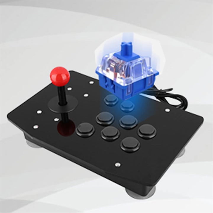 Arcade Joystick, USB Fighting Stick Street Rocker Fighter Handle Button Controller Panel DIY Gaming