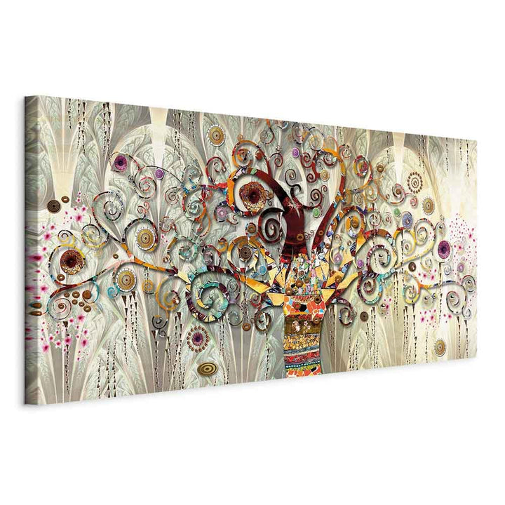 murando - Handart Bilder auf Leinwand 60x30 cm 1 tlg Leinwandbild mit Struktur-Effekt handbemalte Wa