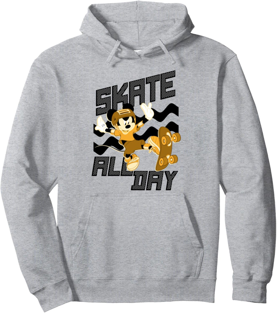 Disney Mickey And Friends Mickey Skate All Day Pullover Hoodie