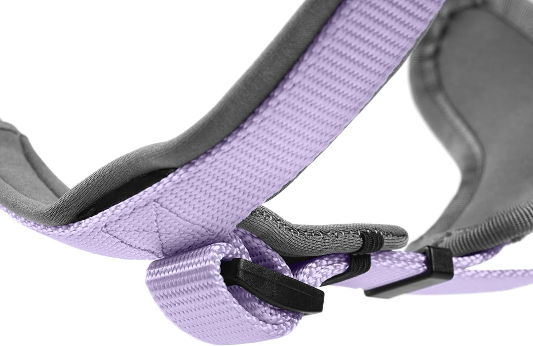 Hunter Hundegeschirr NEOPREN, Farbe: Lavendel/grau, strapazierfähiges Nylon, mit weichem Neopren gep