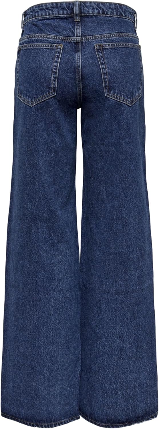 ONLY Damen Jeans 26W / 32L Medium Blue Denim, 26W / 32L Medium Blue Denim