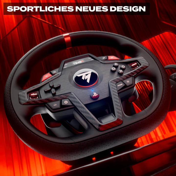 Thrustmaster T248R, Rennlenkrad mit 3,1-Nm-Force-Feedback und Pedalset, Für PS5, PS4 und PC