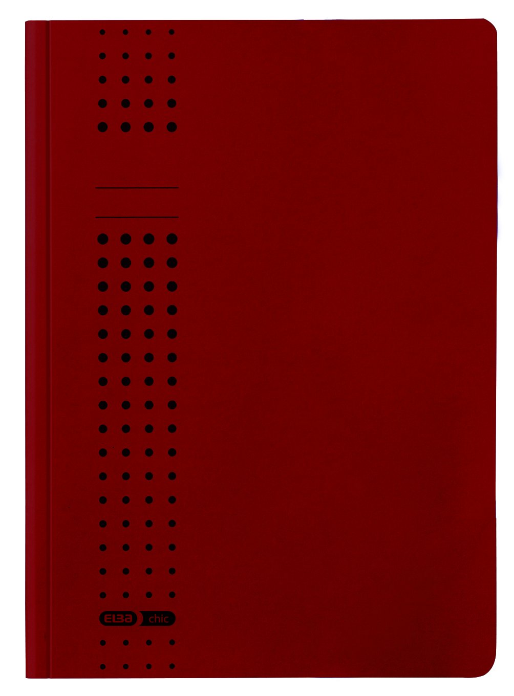 ELBA Sammel-Mappe chic, für A4, aus Karton, 3 Innenklappen, bordeaux, 25er Pack bordeaux Sammelmappe