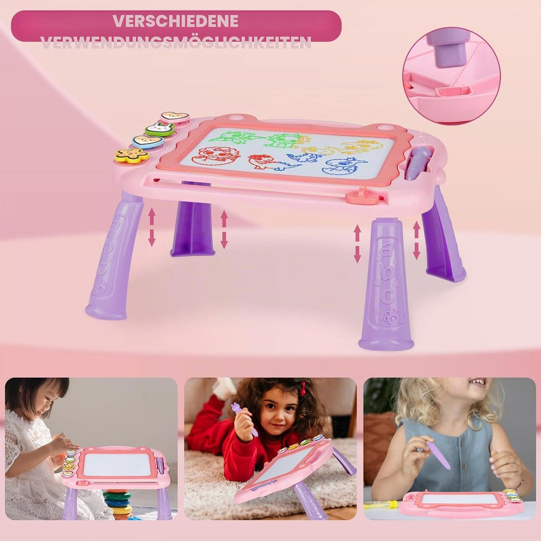 Sarsumir Magnetische Maltafel Zaubertafeln für Kinder, Zaubertafel Maltafel Magnettafel Reisegrösse,