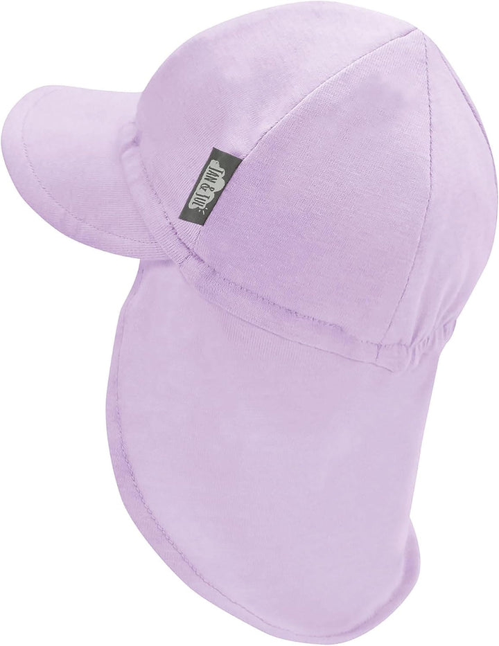 Jan & Jul Sonnenhut aus Baumwolle mit UPF 50+ UV-Schutz für Baby Junge und Mädchen, 0-3 Monate Laven