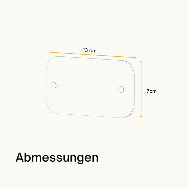 Wandhalterung für Ring Alarm Basisstation – Adapterplatte zur Wandmontage ohne Bohren – inkl. tesa P