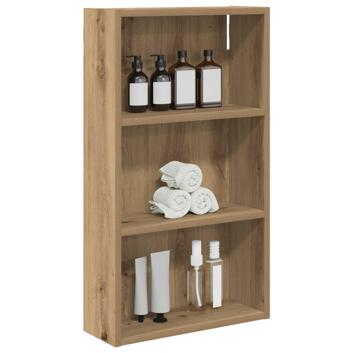 vidaXL Badezimmer-Wandschrank Kunsthandwerk Eiche 40 x 14 x 70 cm, Moderner Badschrank, rechteckiges