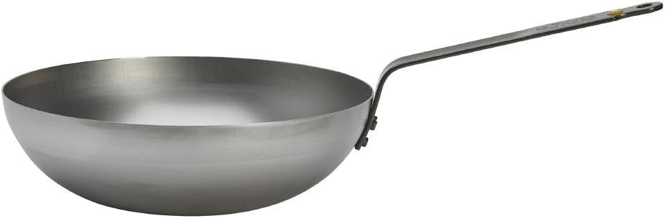 DE BUYER Wokpfanne aus Eisen, Durchmesser 28 cm
