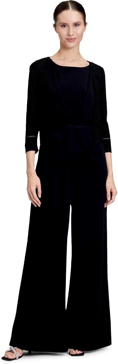 Vera Mont Damen Strickbolero ohne Verschluss XS Schwarz, XS Schwarz