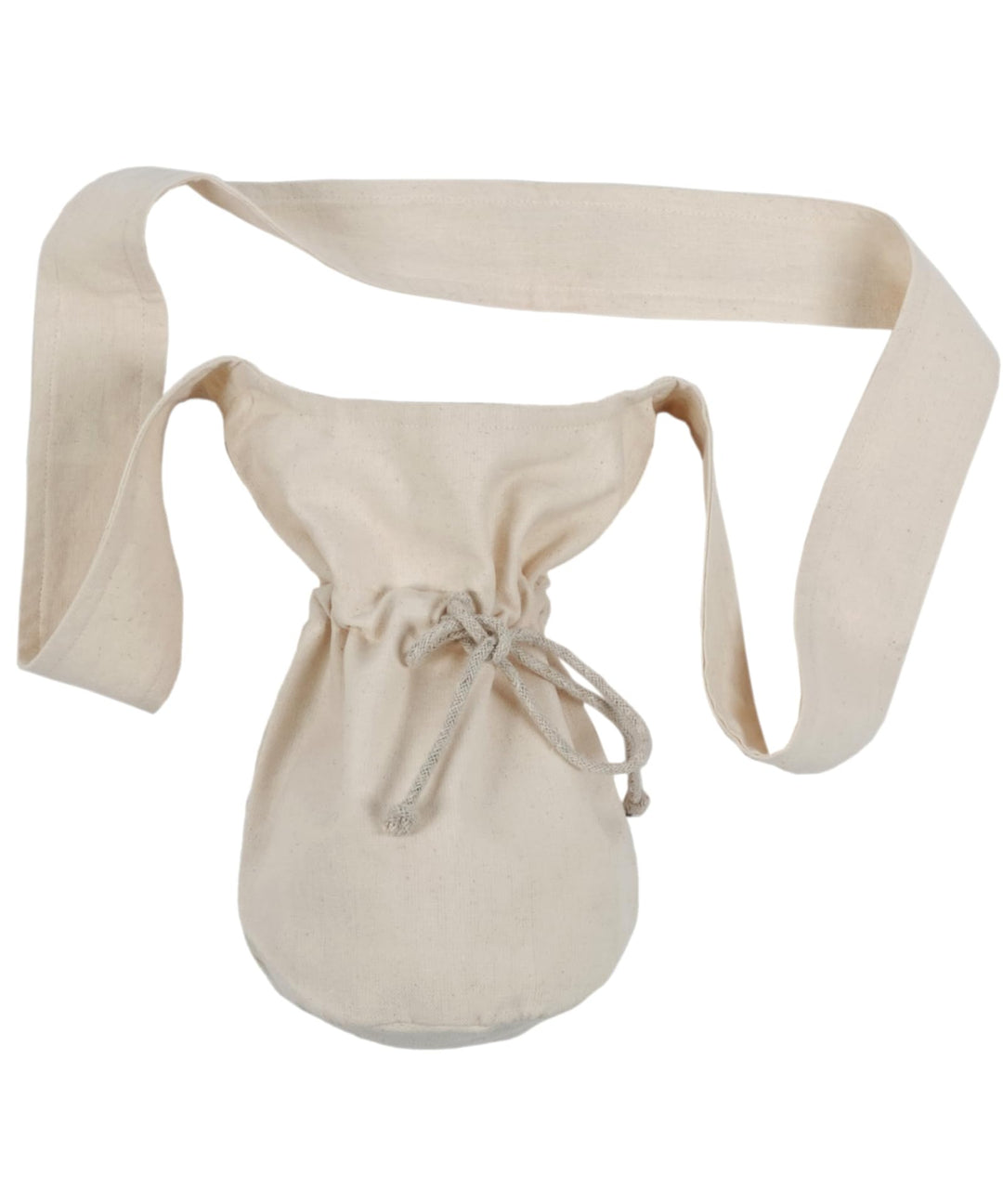 HEMAD Umhänge -Tasche Klein - Baumwolle/Leinenlook Mittelalter Kleidung Beige, Beige