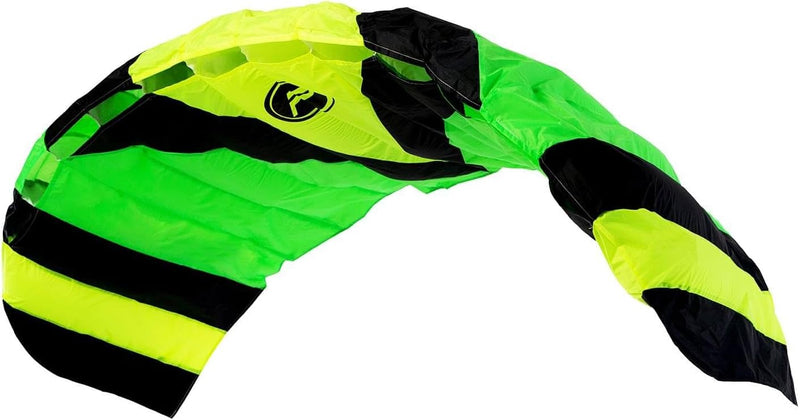 Wolkenstürmer® Paraflex Sport 2-Leiner Lenkmatte 2.3 grün - „Ready to Fly“ Lenkmatte inkl. Lenkbar -