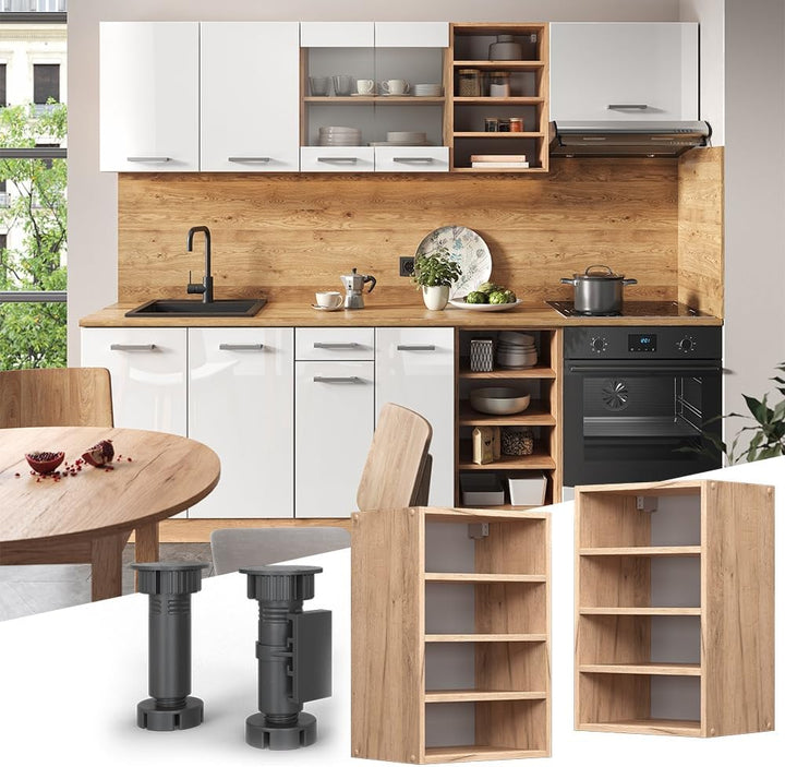 Vicco Hängeschrank R-Line, Goldkraft Eiche/Goldkraft Eiche, 40 cm Goldkraft Eiche Regalhängeschrank