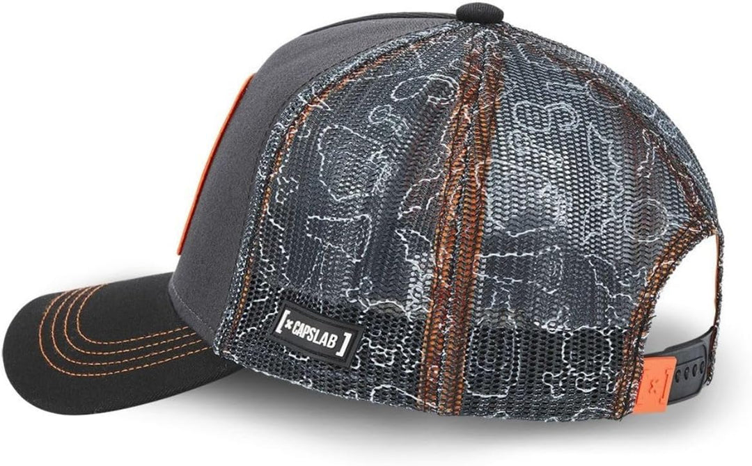Tracker Kappe Herren Dragon Ball Z, Cap Herren, Majin Buu, Langlebig, Schwarz, Einheitsgrösse