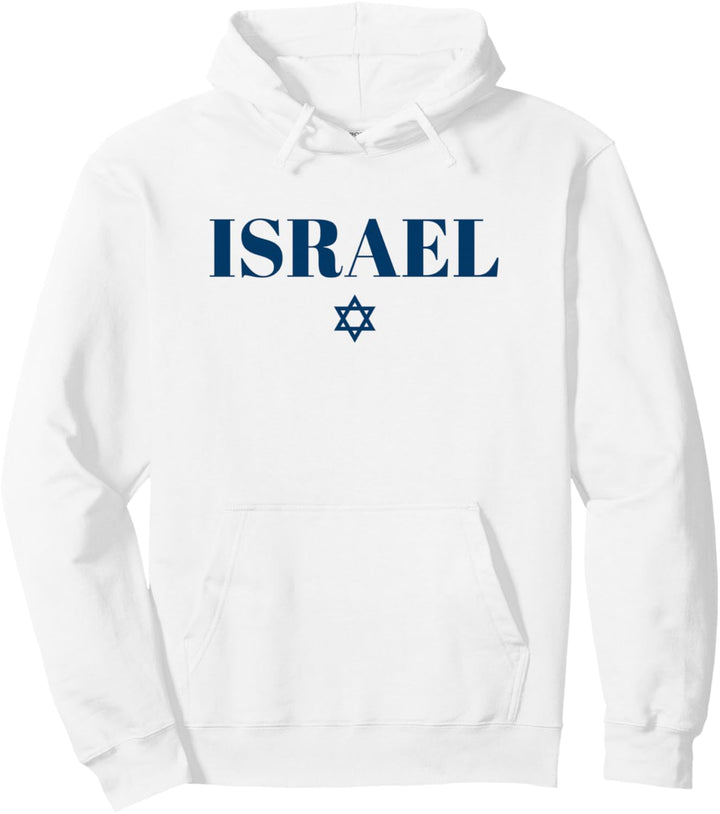 ISRAEL Flagge | Damen Herren Kinder Weiss ISRAEL Pullover Hoodie