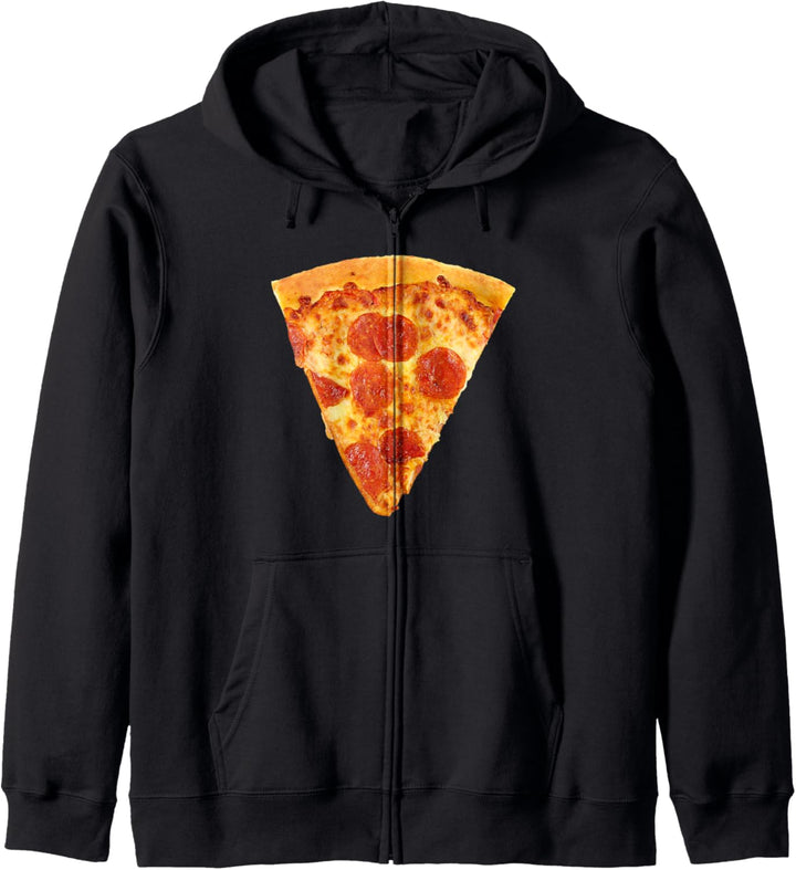 Pepperoni Pizzascheibe Kapuzenjacke
