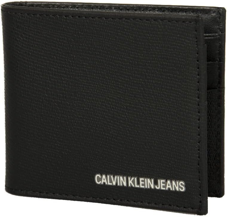 Calvin Klein Herren Denim Collection Reisezubehr-Reisebrieftasche, Schwarz, Einheitsgrösse