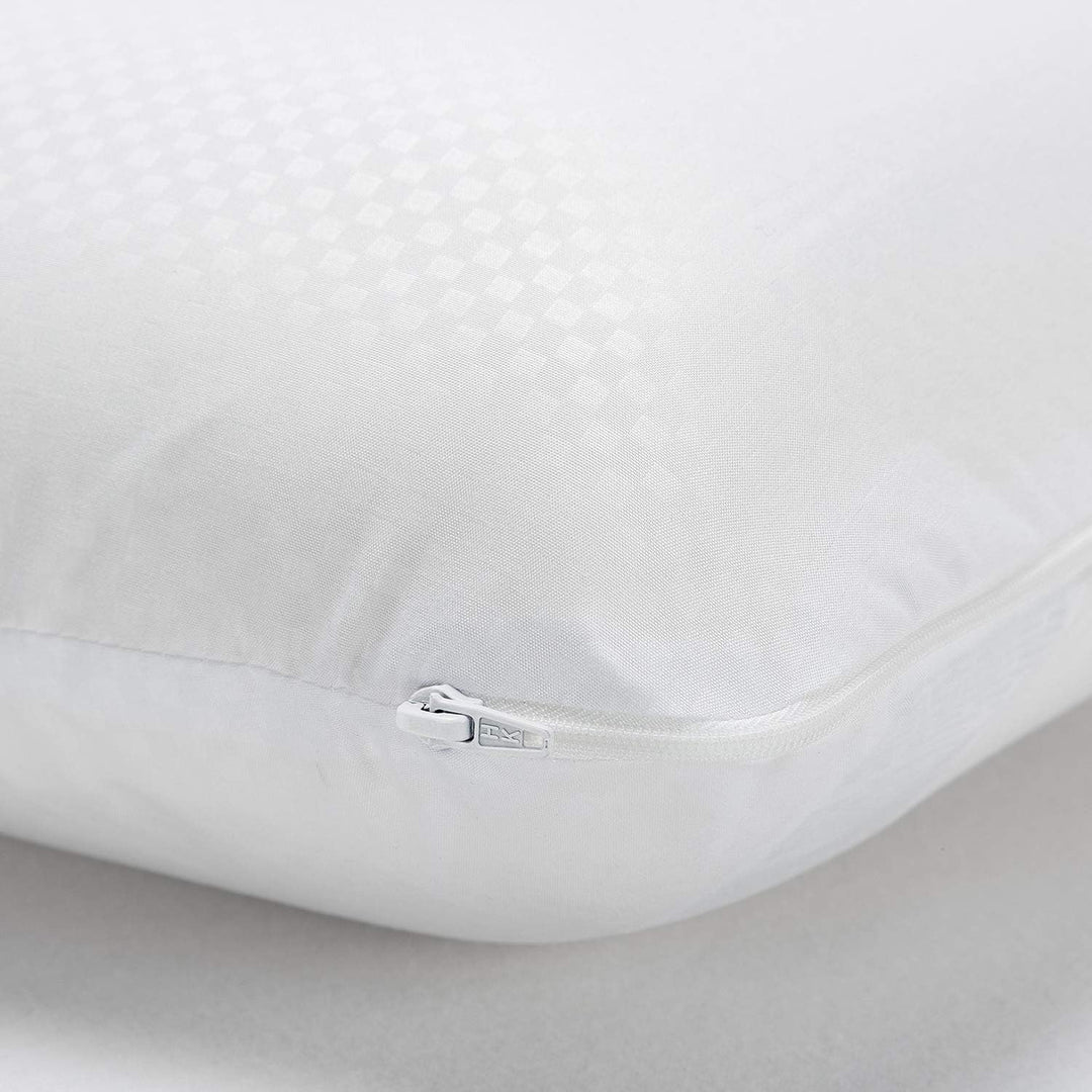 Pikolin Home - Ergonomisches viskoelastisches Kissen mit doppeltem, anpassbarem Bezug mit Memory-Foa