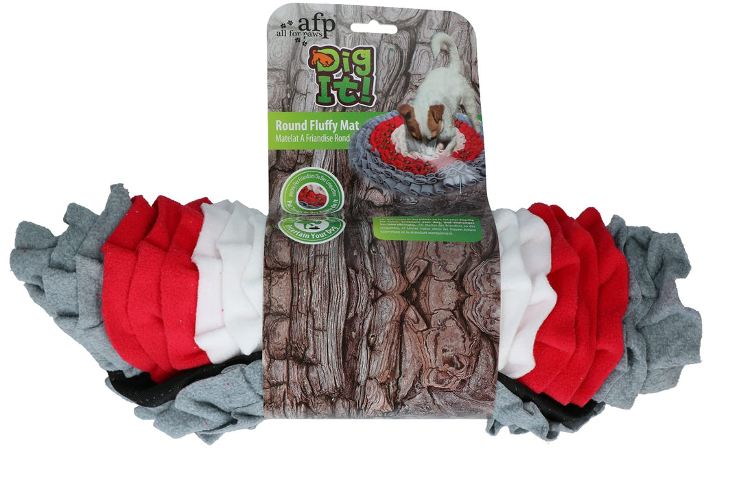 ALL FOR PAWS Flauschige Matte Dig It 4kg Runde flauschige Matte, Runde flauschige Matte
