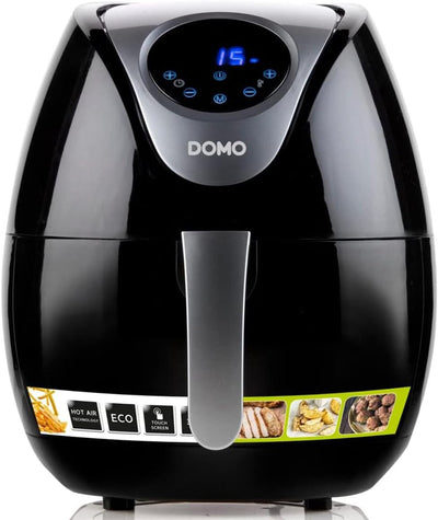 DOMO DO509FR XL Low-Fett Fritteuse, für schnelles Frittieren ohne Öl oder Fett, 3,5 Liter